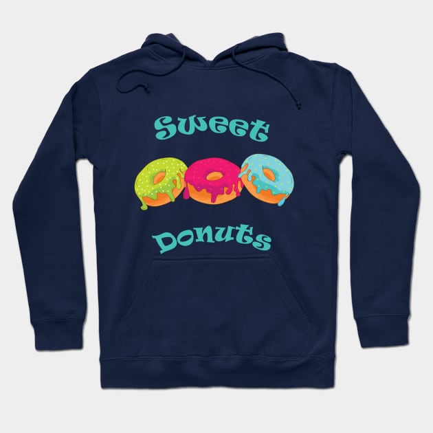 Sweet Donuts Hoodie by InspirationColor